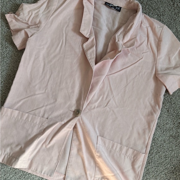 Sag Harbor Tops - Vintage Sag Harbor Light Pink Shirt